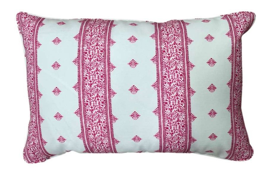 Pillows * | Peter Dunham Indoor Fez Outdoor Pillow Raspberry