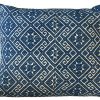 Pillows * | Zerbo Wedding Hmong Indigo Lumbar Blue