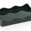 Tableware * | The Lacquer Company Small Belles Rives Black Tray Tableware