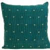 Pillows * | Well Made Home Indoor Vintage Embroidered Peacock Kantha Pillow Ii Green