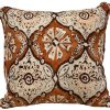 Pillows * | Peter Dunham Minnie Maharani Ruby Pillow Cover Brown