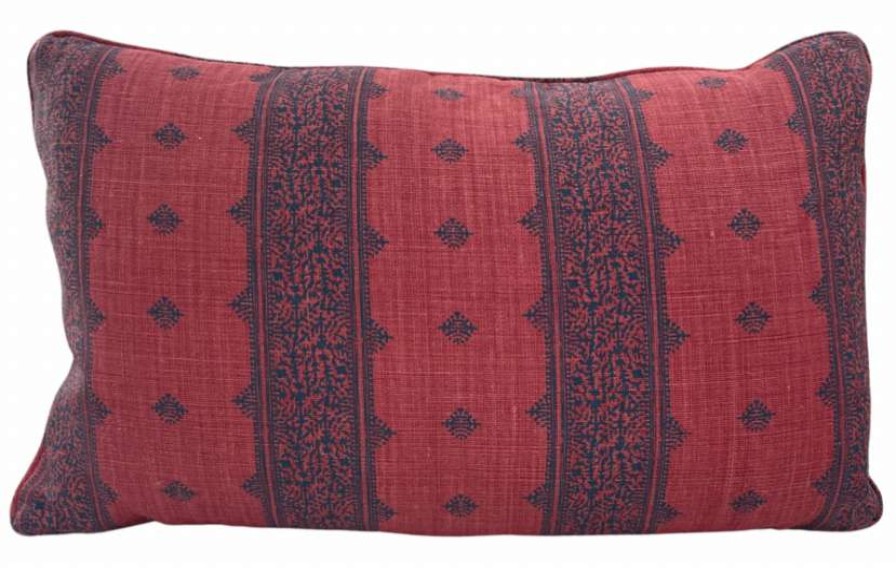 Pillows * | Peter Dunham Fez Raspberry Lumbar Pillow Cover Indoor Red