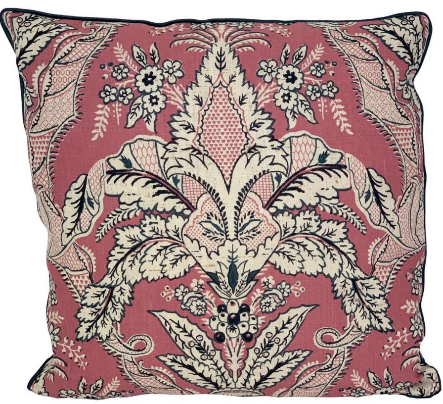 Pillows * | Alice Sergeant Dabke Rose Pillow Cover Indoor Pink