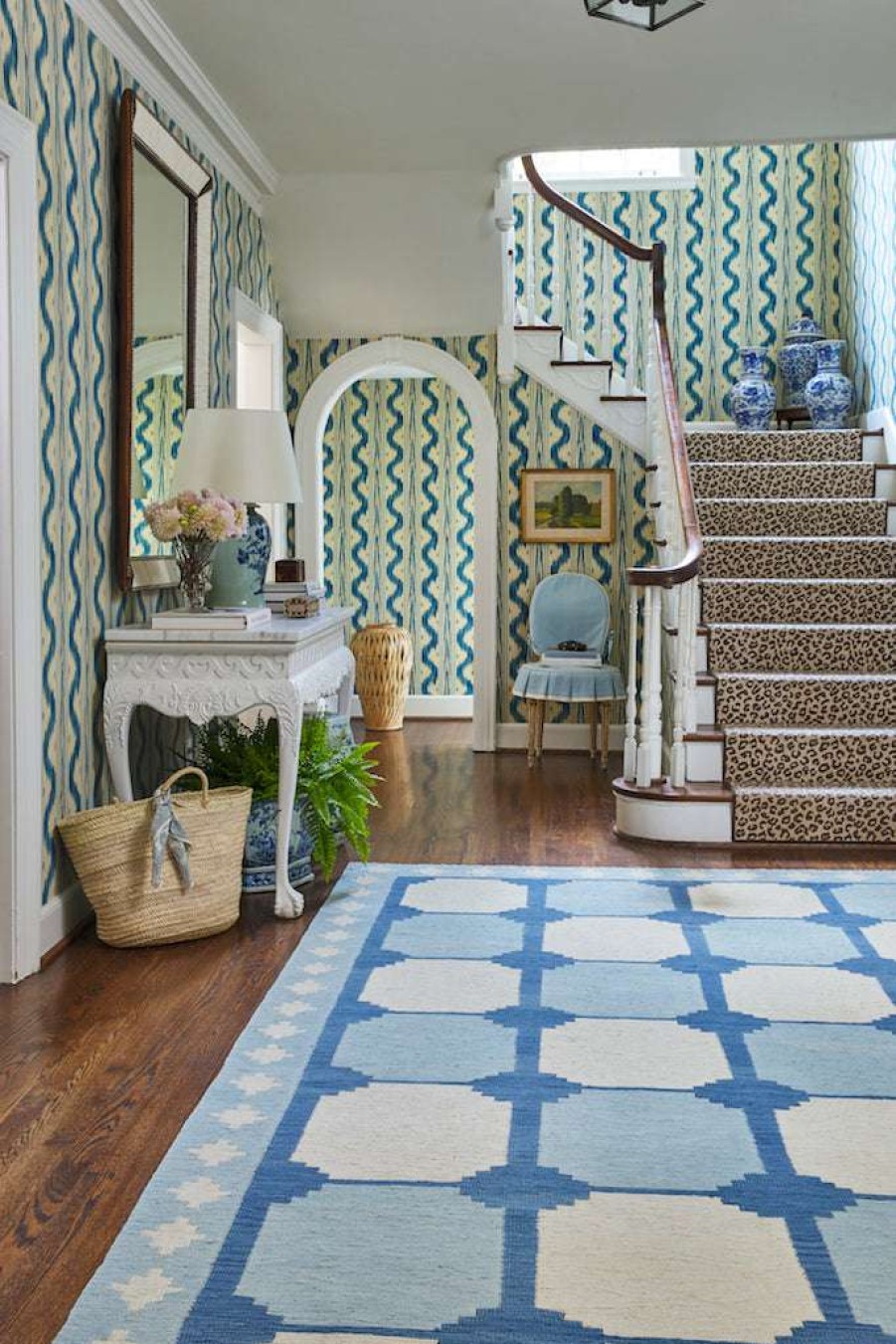 Rugs * | King'S House Oriental Rugs Echols Blues Rug