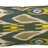 Pillows * | Kushaan Emin Silk Ikat Pillow Cover Green