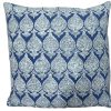 Pillows * | Raoul Textiles Sari Majolica Pillow Cover Indoor Blue