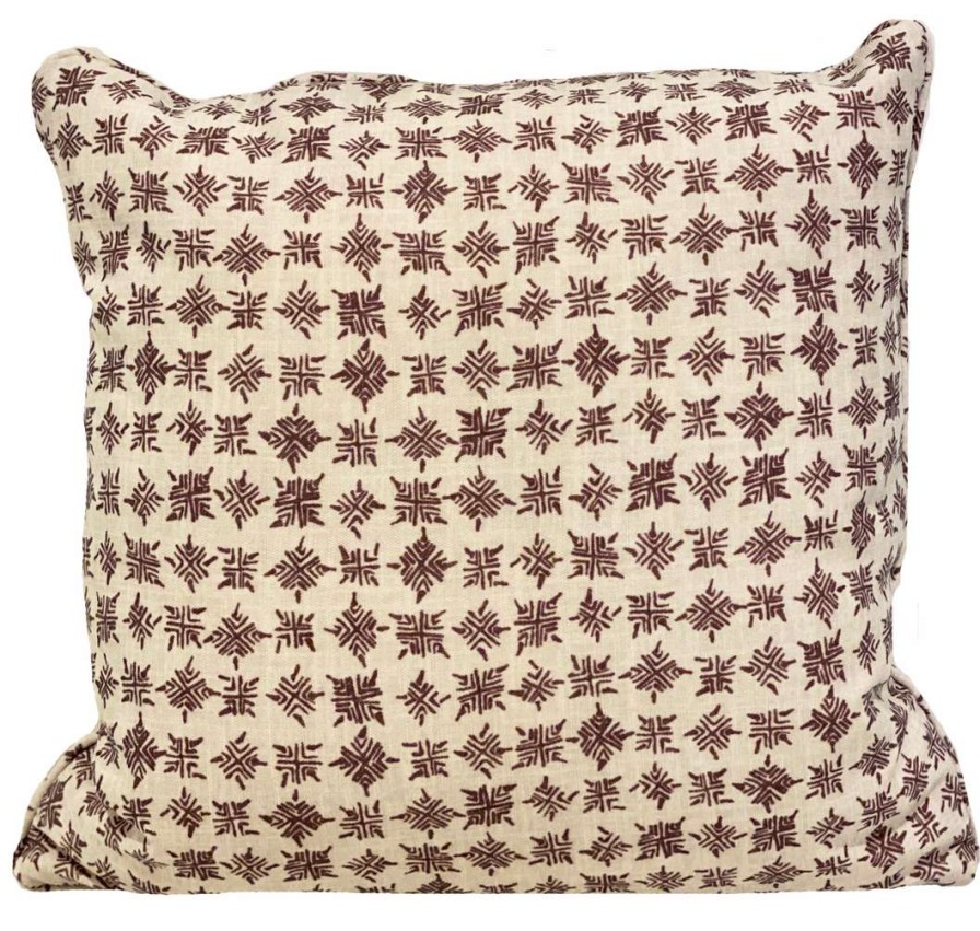 Pillows * | Schuyler Samperton Firefly Outdoor Mocha Pillow Indoor Brown