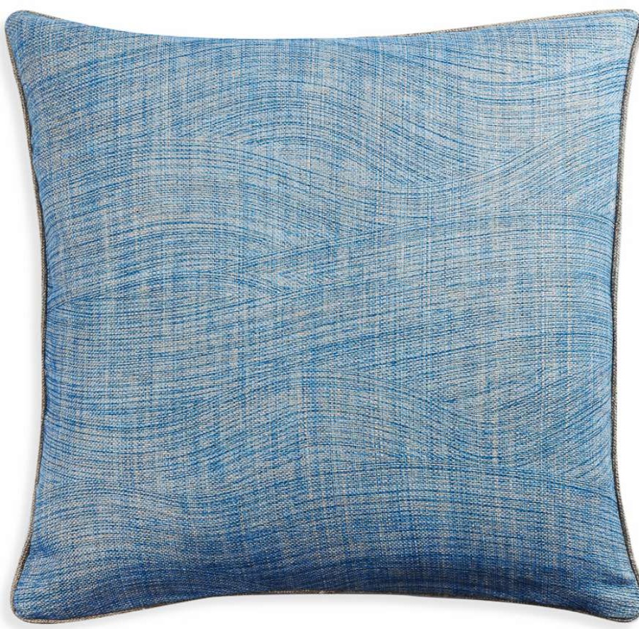 Pillows * | Fermoie Wave Pillow Cover Blue