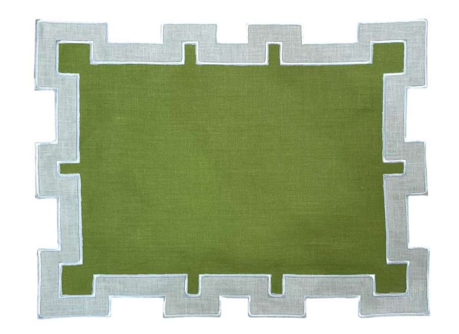 Tableware * | Well Made Home Green Castle Placemats Table Linens