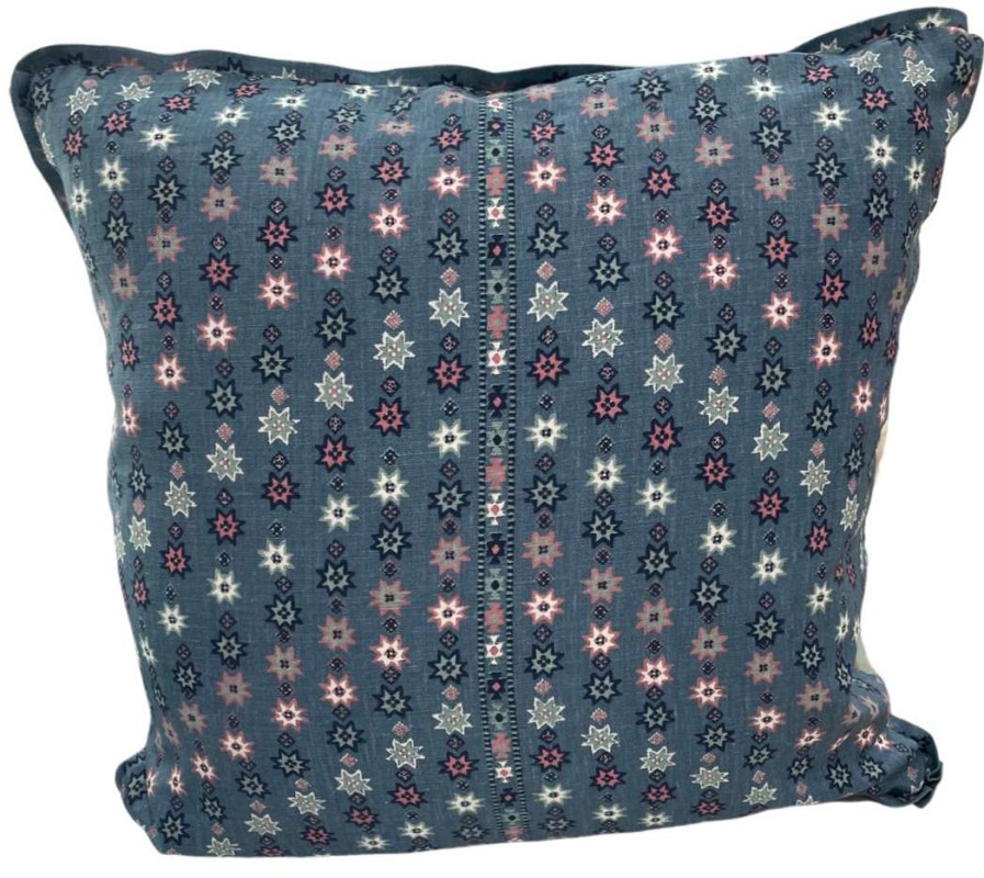 Pillows * | Peter Dunham Cosima /Pink Pillow Cover Indoor Blue