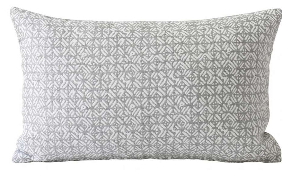 Pillows * | Walter G Batik Albatross Outdoor Pillow Indoor Grey