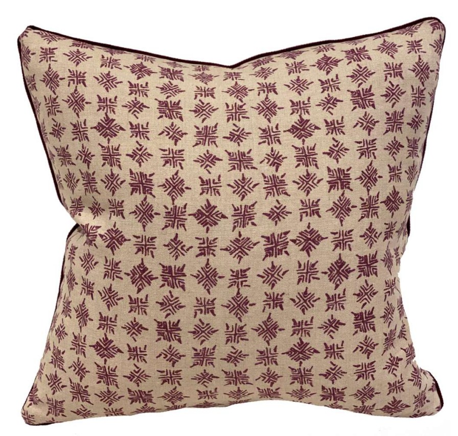 Pillows * | Schuyler Samperton Indoor Firefly Plum Pillow Purple