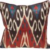 Pillows * | Kushaan Indoor Esin Silk Ikat Pillow Cover Multi