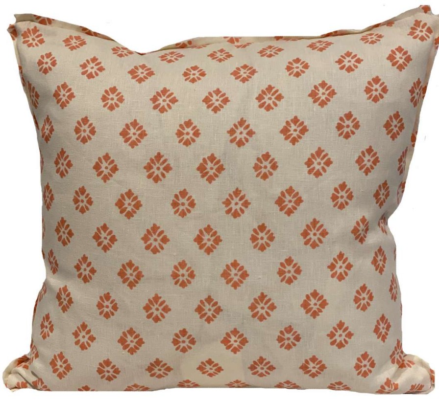 Pillows * | Kathryn Ireland Sidone Coral Pillow Cover Orange