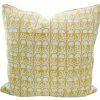 Pillows * | Penny Morrison Indoor Ashok Pillow Cover Yellow