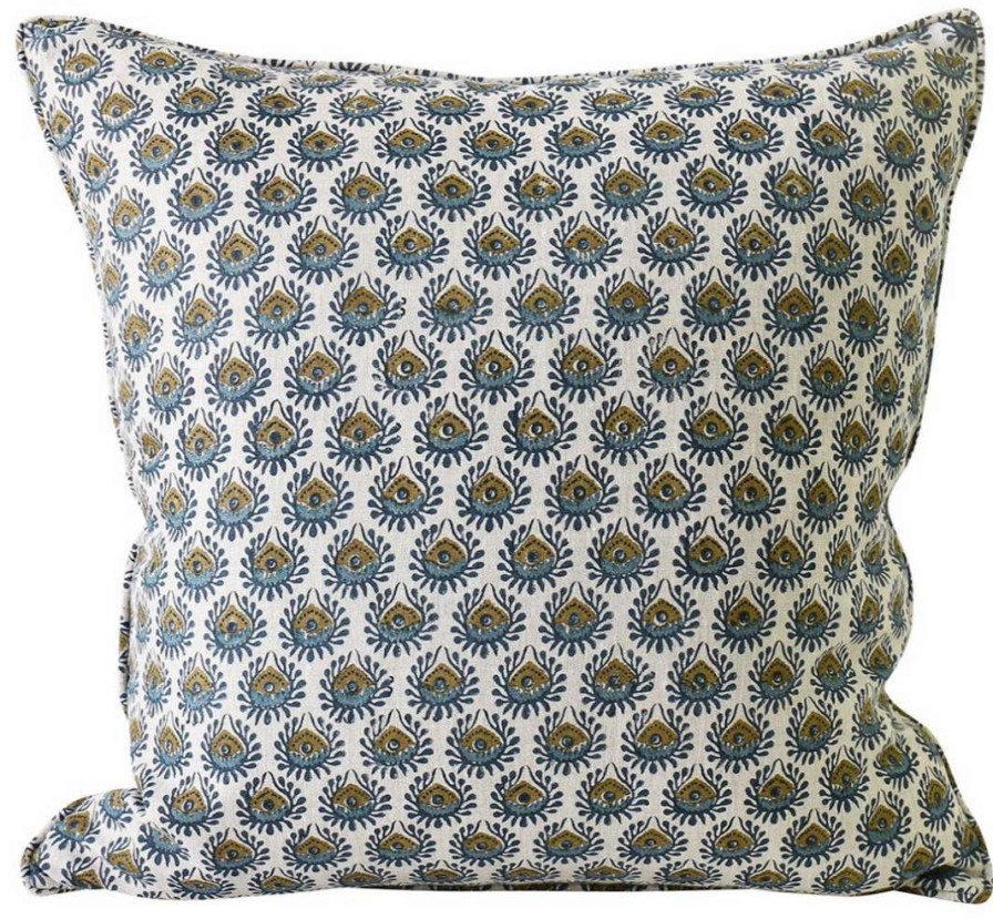 Pillows * | Walter G Lyon Tobacco Pillow Cover Indoor Blue