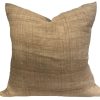 Pillows * | Well Made Home Indoor Handspun Neutral Hemp Pillow (Pair) Natural