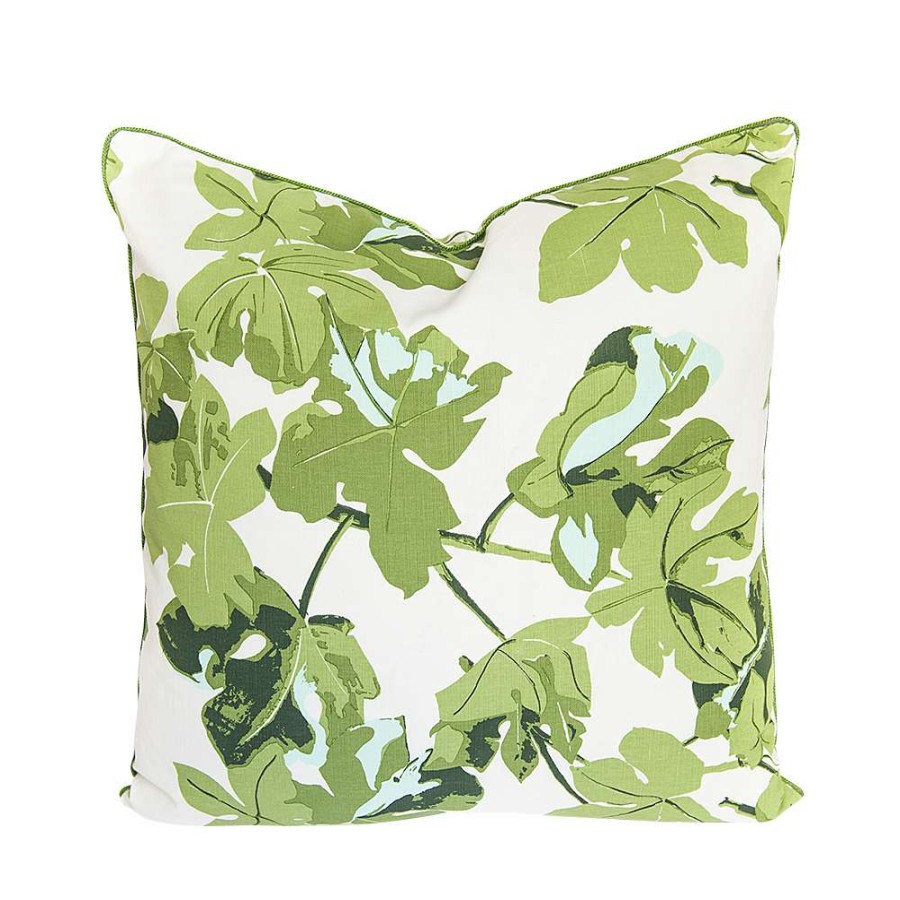 Pillows * | Peter Dunham Fig Leaf Pillow Cover Green