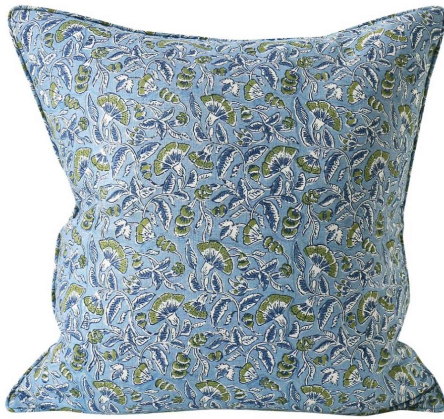 Pillows * | Walter G Antibes Moss Pillow Cover Blue