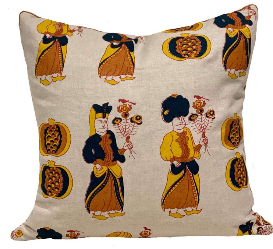 Pillows * | Katie Ridder Attendants Orange Pillow Cover Indoor Multi