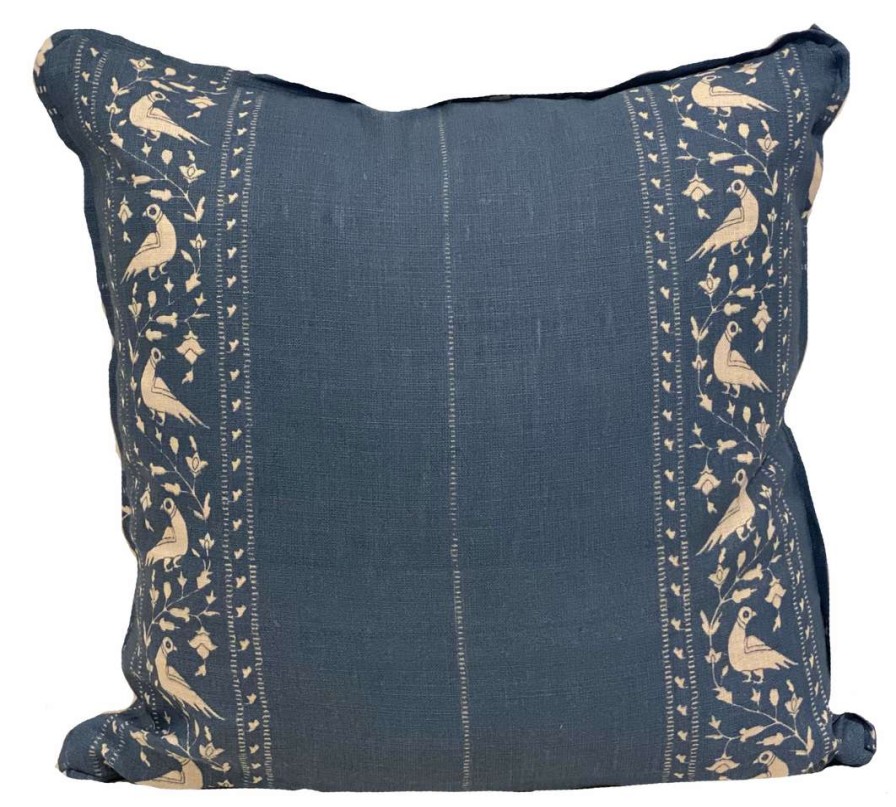 Pillows * | Lisa Fine Baroda Ii Indigo Pillow Cover Indoor Blue