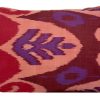 Pillows * | Kushaan Arzu Silk Ikat Pillow Cover Pink