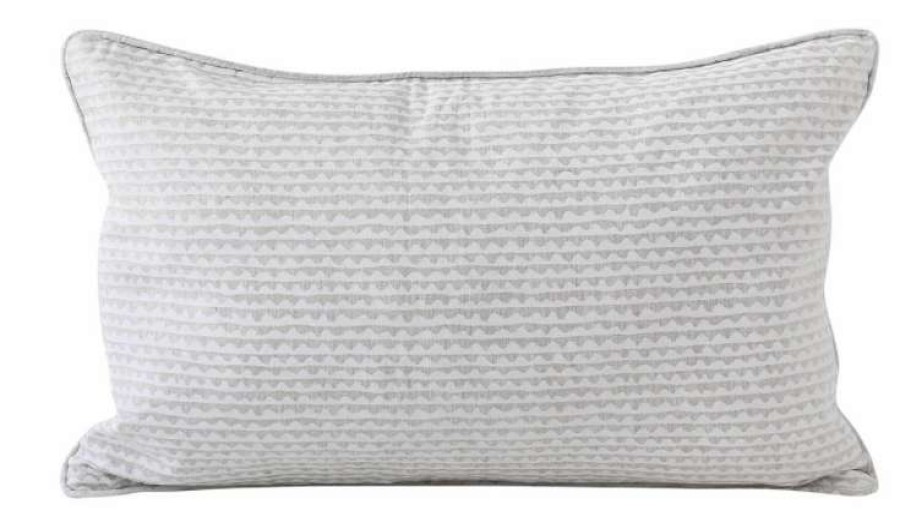 Pillows * | Walter G Mizu Chalk Pillow Cover Grey