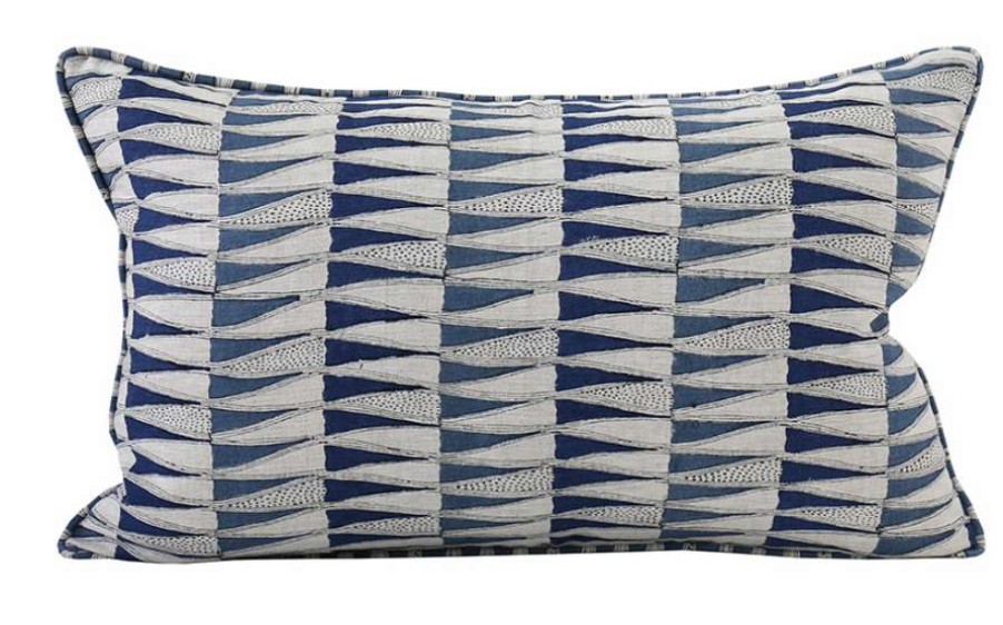 Pillows * | Walter G Tangier Denim Pillow Cover Indoor Blue