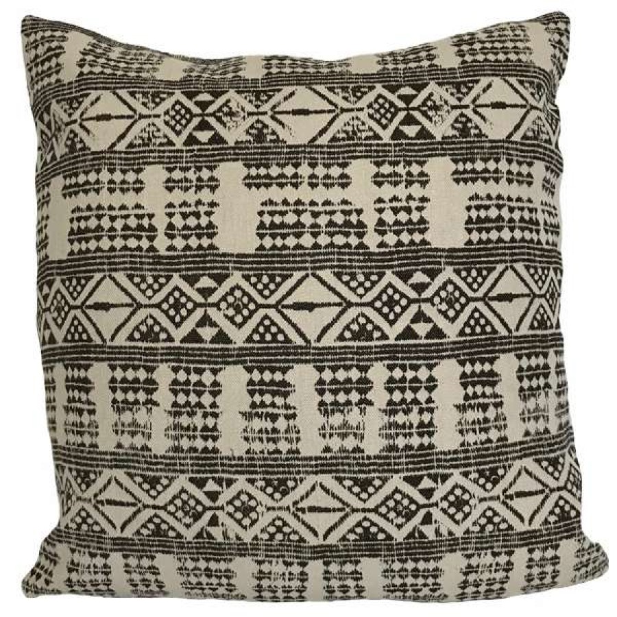 Pillows * | Peter Dunham Addis Printed Pillow Cover Brown