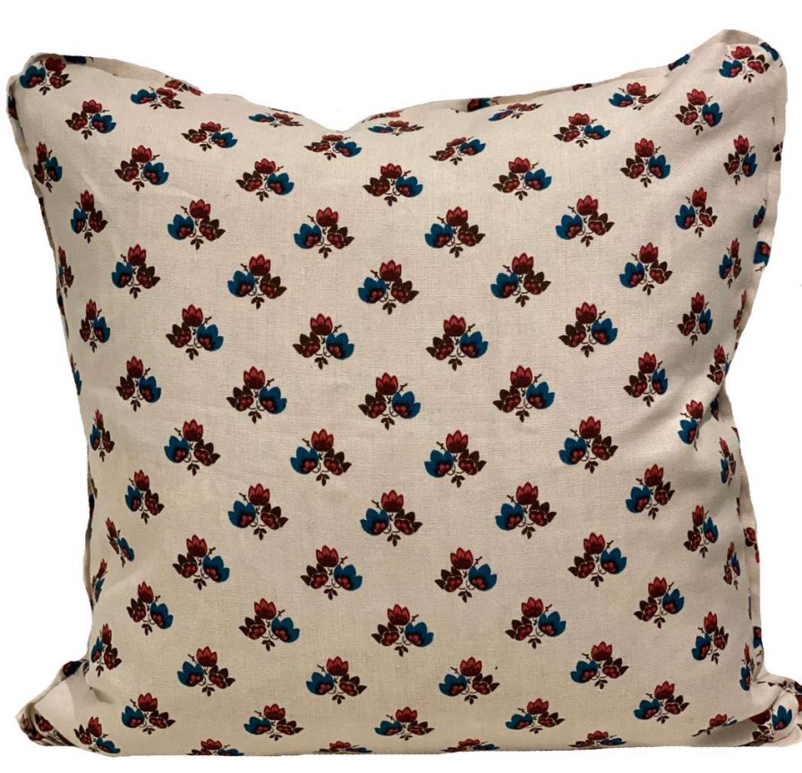 Pillows * | Alice Sergeant Beatrice Teal Pillow Cover Blue