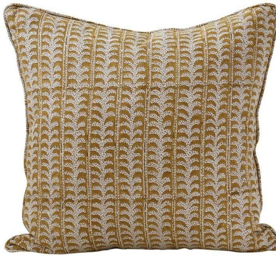 Pillows * | Walter G Luxor Saffron Pillow Cover Indoor Yellow