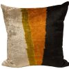 Pillows * | Md Home Lin Multi Velvet Ikat Pillow Cover Orange