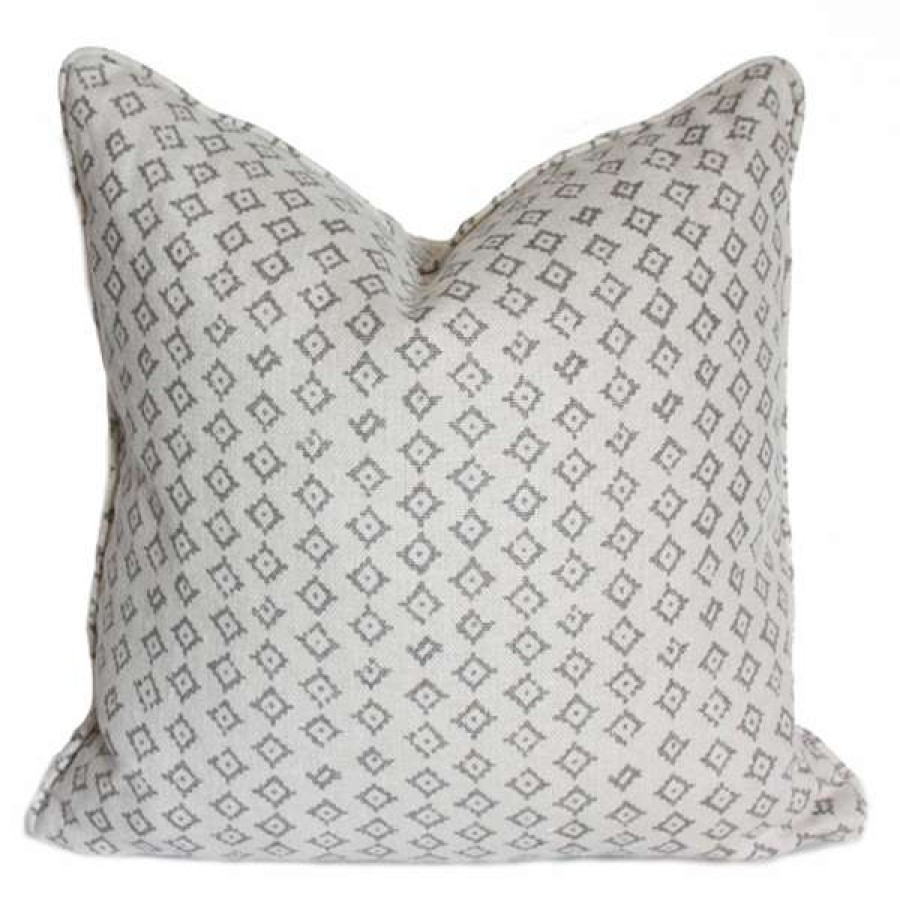 Pillows * | Peter Dunham Kumbh Ash Pillow Cover Grey