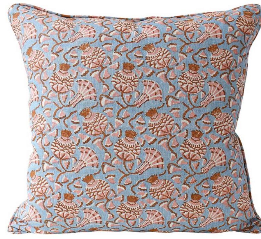 Pillows * | Walter G Indoor Iznik Winter Bloom Pillow Cover Blue