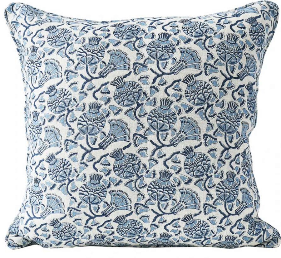 Pillows * | Walter G Iznik Azure Pillow Cover Blue