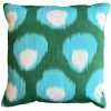 Pillows * | Peter Dunham Bukhara Blue/ Outdoor Pillow Indoor Green