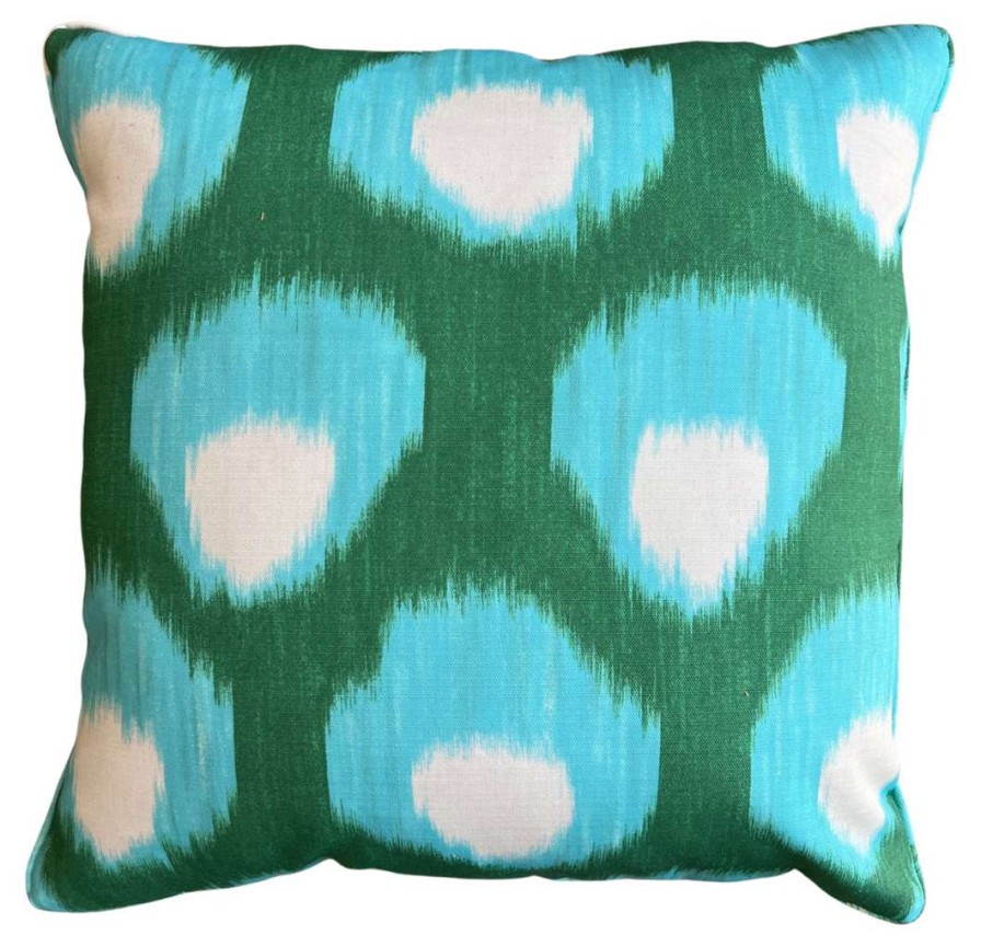 Pillows * | Peter Dunham Bukhara Blue/ Outdoor Pillow Indoor Green