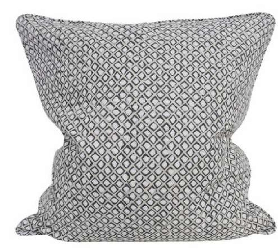 Pillows * | Walter G Diamond Buti Chalk Pillow Cover Indoor Blue