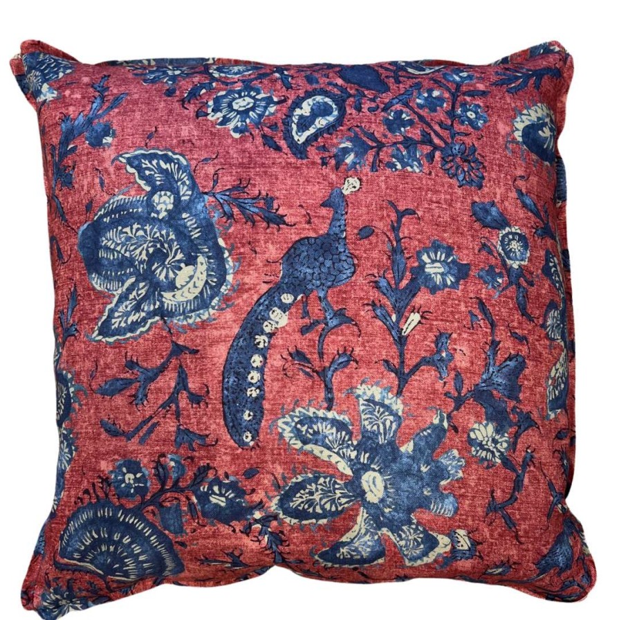 Pillows * | Lisa Fine Indoor Cochin Cinnabar Pillow Cover