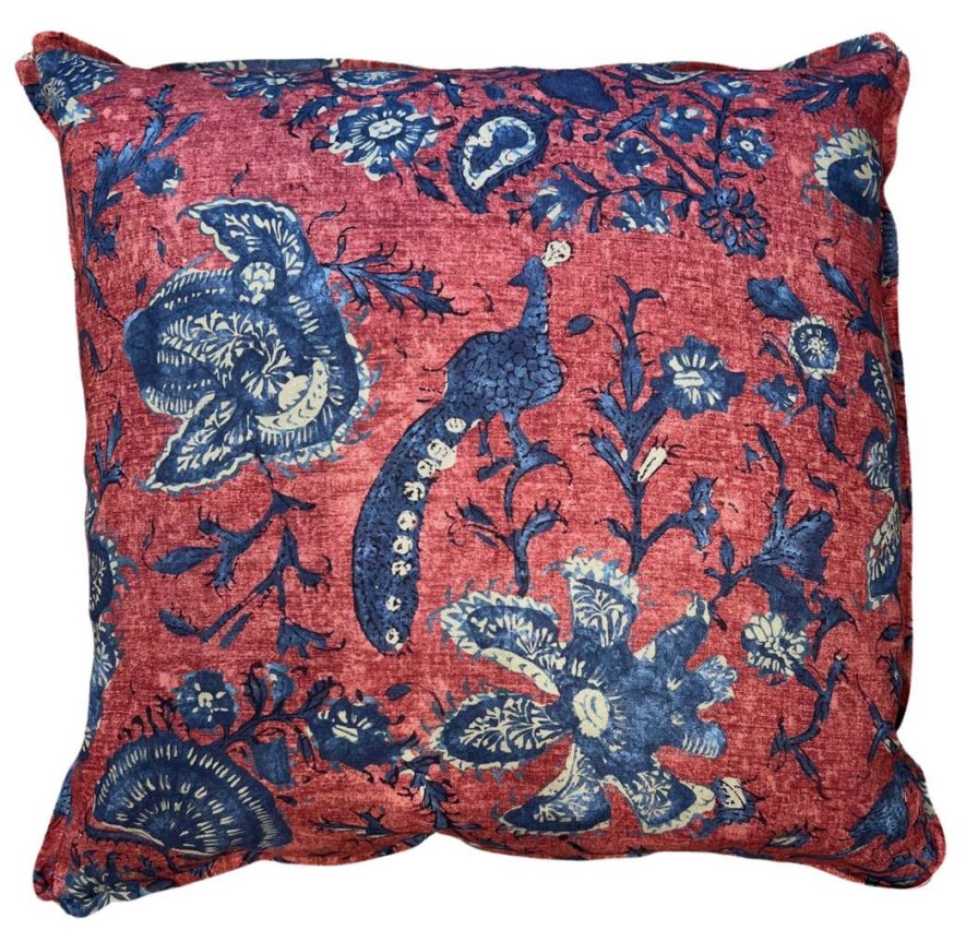 Pillows * | Lisa Fine Indoor Cochin Cinnabar Pillow Cover