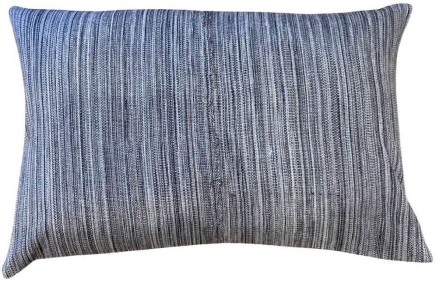 Pillows * | Indian Pink African Woven Stripe Pillow Cover Indoor Blue