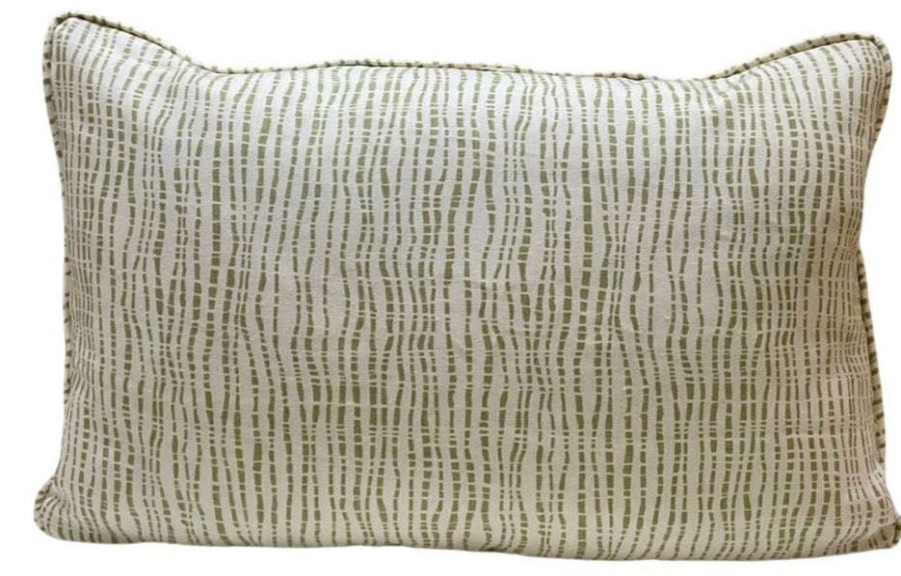 Pillows * | Penny Morrison Indoor Tikka Bamboo Pillow Cover Green