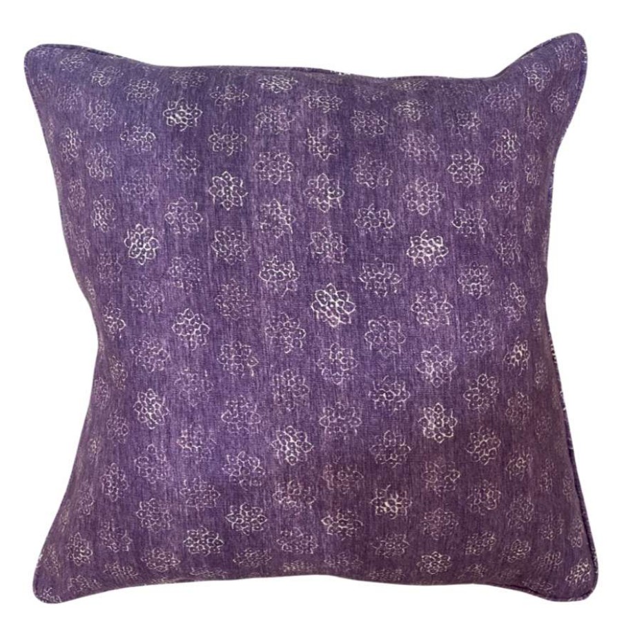 Pillows * | Schuyler Samperton Doshi Aubergine Pillow Cover Purple