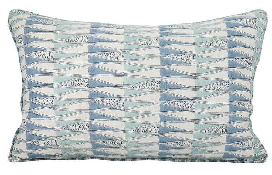 Pillows * | Walter G Tangier Fresh Pillow Cover Indoor Blue