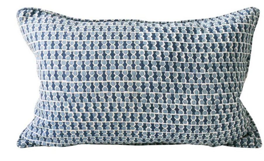 Pillows * | Walter G Jali Azure Pillow Cover Indoor Blue