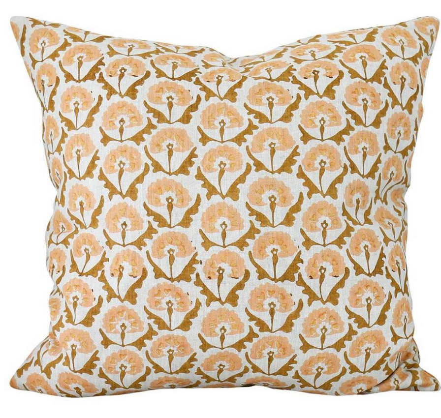 Pillows * | Walter G Indoor Almeria Saffron Pillow Cover Gold