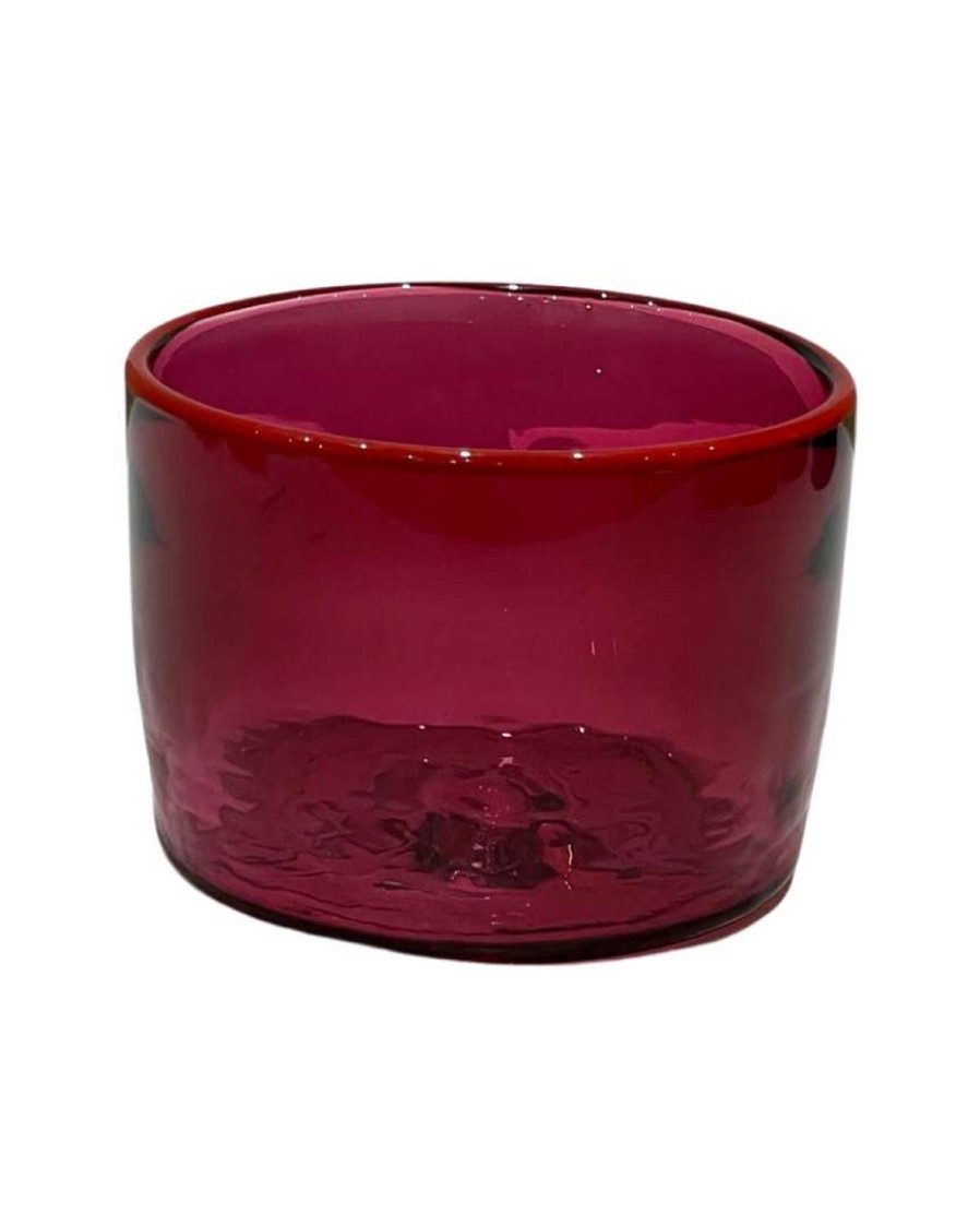 Tableware * | Matthew Clark Glass Small Red Glass Bowl