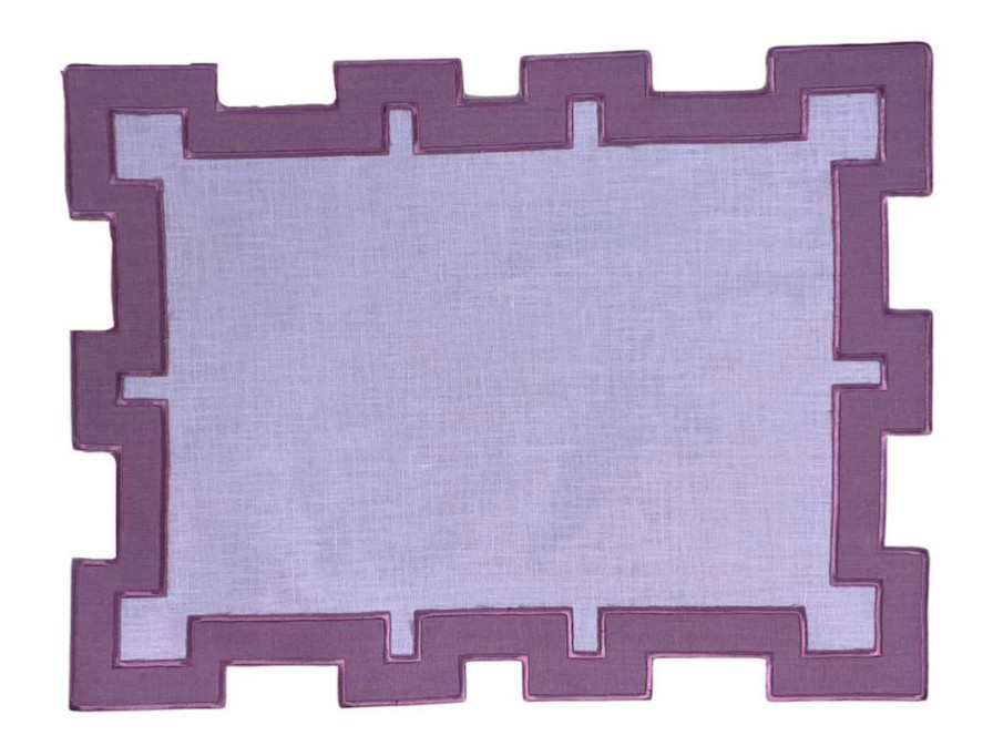 Tableware * | Well Made Home Purple Castle Placemats