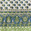 Tableware * | Well Made Home Tableware Blue And Green Booti Block Print Tablecloth