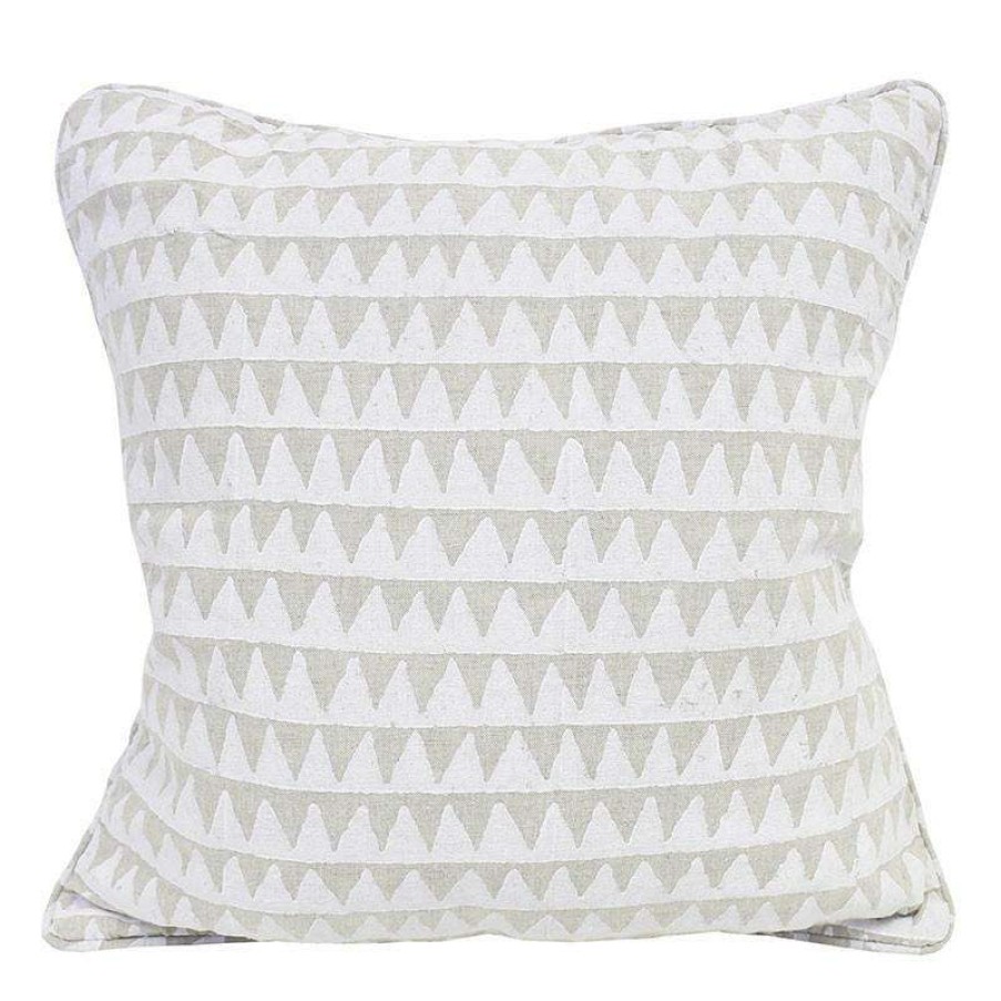 Pillows * | Walter G Pyramids Chalk Pillow Cover Indoor Grey